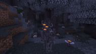 The creaking heart and the eyeblossom received changes as part of the Minecraft snapshot 25w02a (Image via Mojang Studios)